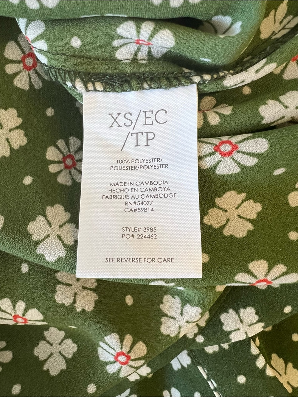 CAbi Snap Top #3985 Size XS - Picture 11 of 12